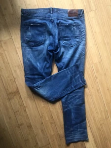 Men's PRPS Jeans Size 36 Medium Wash Distressed Bleached Denim - Picture 1 of 9