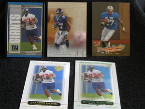 Brandon Jacobs RC 2005 Bowman,Gridiron Gear#,Topps,Topps Chrome,Ultra Rookies - Picture 1 of 2