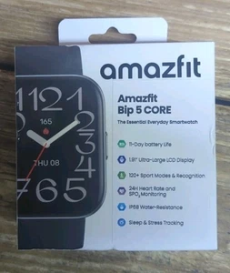 NEUF - Montre Connectée Amazfit Bip 5 Core Fitness Tracker d'Activité Noir - Photo 1 sur 9