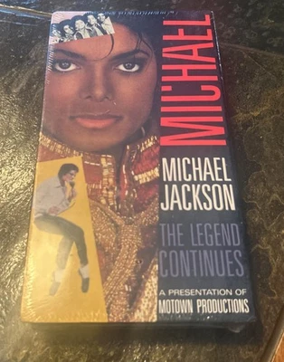 Michael Jackson The Legend Continues Vestron Motown Productions VHS 1988 SEALED - Image 1 of 4