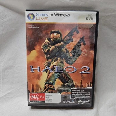 HALO 2 - Windows Vista PC Game - User Manual Included TESTED - Image 1 of 4