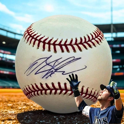 NICK FRANKLIN signed Major League BASEBALL (MARINERS - ANGELS- BREWERS) W/COA - Image 1 of 4