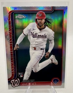 James Wood 2025 Topps Chrome Refractors #132 RC - Bild 1 von 2