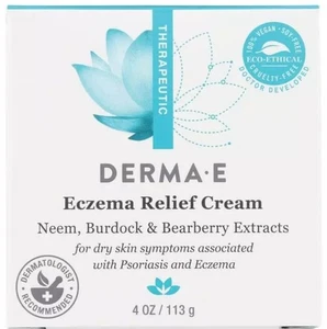 Derma E Eczema Relief Cream 4 oz Cream NEW NIB Neem Burdock Bearberry Psoriasis - Picture 1 of 1