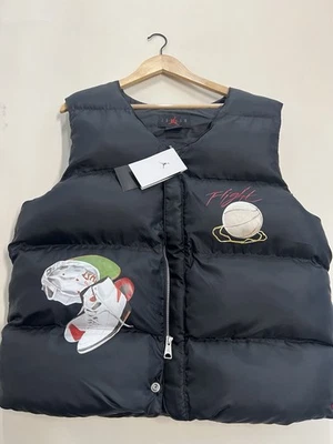 Jordan Flight Artist Puffer Vest Black DV1607-010 Men's Sz 2XL NEW - Image 1 of 4