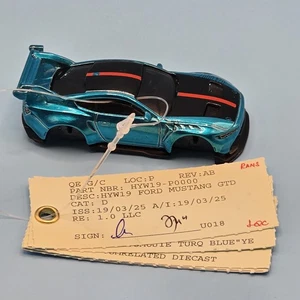 HOT WHEELS 2025 UNSPUN SUPER TREASURE HUNT GREEN CARD FEP FORD MUSTANG GTD - FEP - Bild 1 von 12