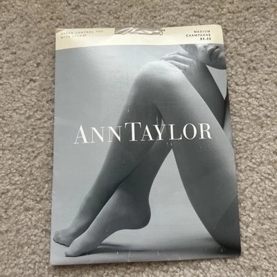 Medias de colección Ann Taylor Sheer Control medianas champán nuevas con etiquetas  Foto 1 de 3