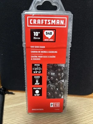 Cadena de sierra de gas Craftsman de 10 pulgadas NUEVA ENVÍO GRATUITO Foto 1 de 4