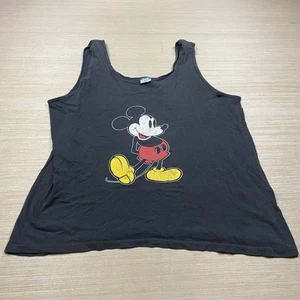 Vintage 80s Disney Mickey Mouse Tank Top T Shirt Character Fashions XL - Picture 1 of 7