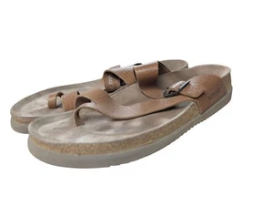 Sandalias MEPHISTO Air Relax para mujer talla 42 EE. UU. 12 marrón cuero genuino punta lazo - Imagen 1 de 8