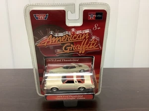 MotorMax 1978 Ford Thunderbird American Graffiti Edition White 1/64 NIP Diecast - Picture 1 of 6