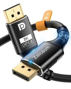 Displayport Cable 1.4, Display Port 1.4 Cable [8K 60Hz, 4K 2K@240Hz 180Hz 165... - Picture 1 of 7