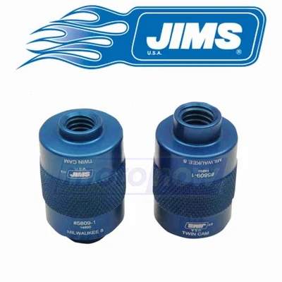 Jims Cylinder Hold Down Nuts for 2000-2006 Harley Davidson FLHRI Road King - tx Foto 1 de 4