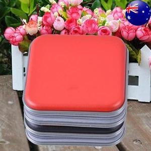 40pcs Capacity Disc CD DVD Wallet Storage Organizer Case Holder(Red) - Afbeelding 1 van 6