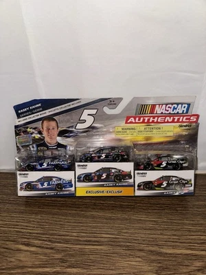 Kasey Kahne #5 2013 NASCAR Authentics juego de tres piezas de coches diecast 1:64 Foto 1 de 4