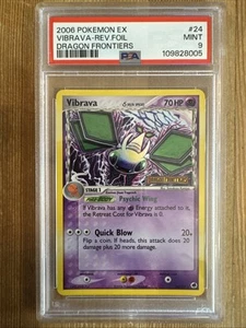 Pokemon - Vibrava 24/101 - Reverse Holo / EX Dragon Frontiers PSA 9 - Picture 1 of 2