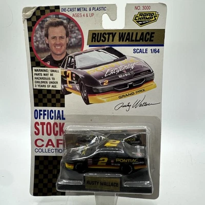 1992 Road Champs Rusty Wallace #2 Pontiac Grand Prix 1:64 Scale Diecast - Image 1 of 2