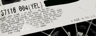 Cable de plomo Belden 37116 #16awg cobre estañado alta temperatura EPDM 150C 600V amarillo/25 pies Foto 1 de 4