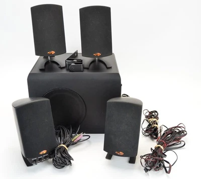 Klipsch ProMedia 4.1 v.2-400 Verstärker mit Lautstärkeregler Lautsprecher - Bild 1 von 4