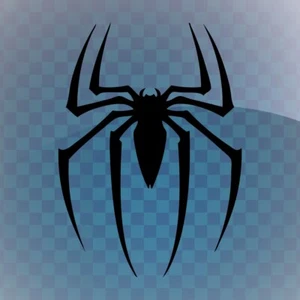 Spider Logo Black Spider Car Window Body Panel Laptop Decal Vinyl Sticker - Picture 1 of 7