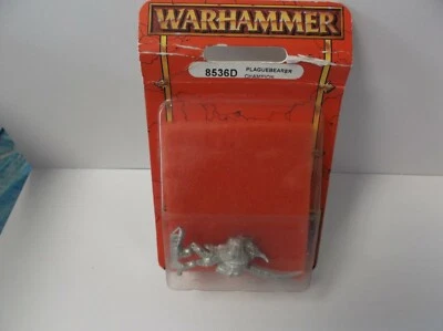 Warhammer Plaguebearer Champion, 8536D, 1997, Some Slight Package Damage. - Image 1 of 2