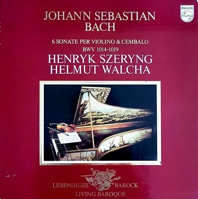 (2 LP) J.S.Bach, 6 Sonatas for Violin & Cembalo, H.Szeryng,H.Walch (Philips,NL)  - Bild 1 von 3
