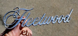 OEM 1973 1974 1975 Cadillac Fleetwood Front Fender Script Emblem Nameplate - Picture 1 of 19