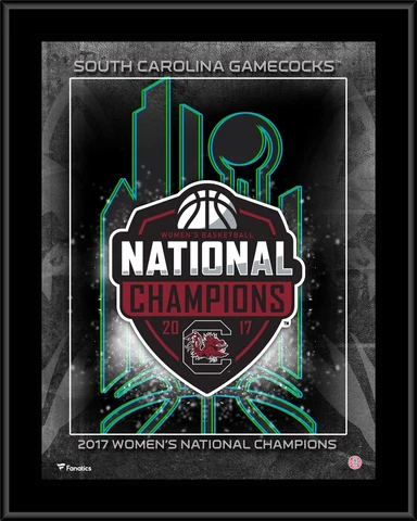 South Carolina 10.5x13 2017 NCAA Women's National Champs Plaque Cover