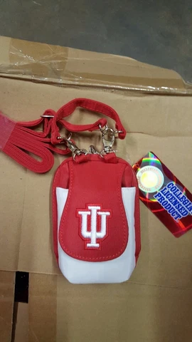 Indiana Hoosiers IU Purse Plus Touch Phone  ID Wallet Charm 14 Gift Compact Cover