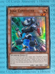 LED6-EN024 Junk Converter Super Rare Yu-Gi-Oh Card 1st Edition New - Picture 1 of 4