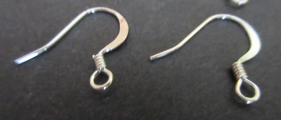 Ganchos para pendientes de plata de ley 925 de diseño para suministros para hacer joyas 4 juegos Foto 1 de 2