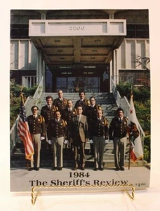 De colección 1984 Fresno California Sheriff's Review Revista Anuario Anuario Folleto - Imagen 1 de 12