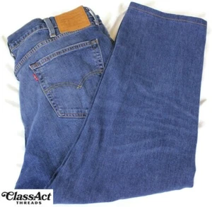 Levis Jeans Mens Blue 541 Athletic Stretch Dark Wash Denim Tag Sz 40X30 (40X26) - Picture 1 of 12