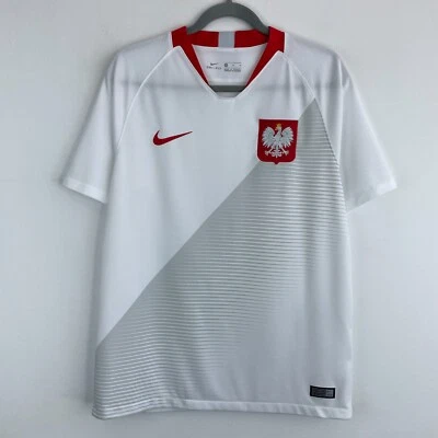 Poland 2018 Nike Home Football Shirt Soccer Jersey Men's Size M - Image 1 of 4