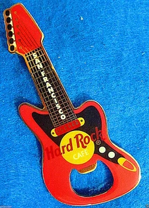 GUITARRA ABREBOTELLAS GUARDABARROS ELÉCTRICO ROJO HRC SAN FRANCISCO EE. UU. Hard Rock Café - Imagen 1 de 1