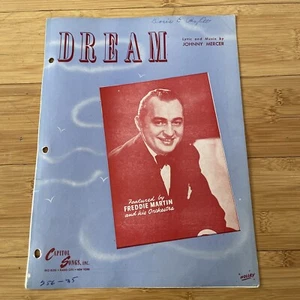 Vintage Sheet Music - Dream - 1944 Johnny Mercer Piano Guitar Vocals - Picture 1 of 6