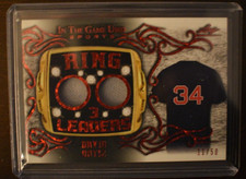 2022 Leaf In the Game Used Sports David Ortiz Ring Leaders #'d 11/50