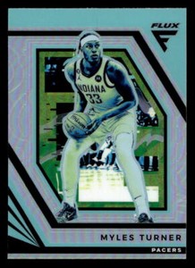 2023 Panini Flux #51 Myles Turner Silver Prizm