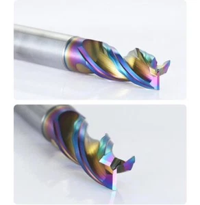 Solid Carbide DLC Coated Wear Resistance End Mill 1mm-20mm Cutter For Aluminum - Picture 1 of 5