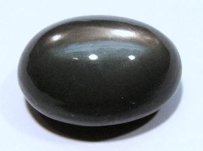 Natural Gem Mined 1Pc O.V Cabochon Moon Stone Cat's Eye 16.4x11.8 MM  11.96 Cts - Image 1 of 4