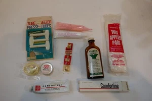 LOT 10 Vintage 1950s 60's Bath & Kitchen Products Linement, Wax Applicators, - Picture 1 of 6