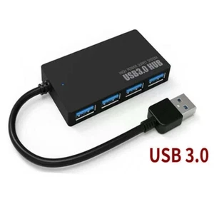 4 Ports Hub Splitter USB 3.0 High Speed Adapter Multi Desktop PC Laptop - Picture 1 of 5