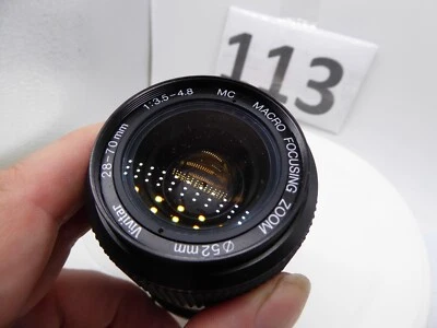 Vivitar MC 28-70mm 1:3.5-4.8 Zoom Lens Minolta MD Mount macro version - Image 1 of 4