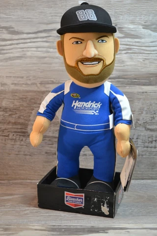 NWT Dale Earnhardt Jr. 10" Plush Figure Nascar Licensed Bleacher Creatures Cover