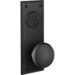 EMTEK Providence Knob with Keyed DEADBOLT OIL RUBBED BRONZE QUINCY 7" NIB - Picture 1 of 5