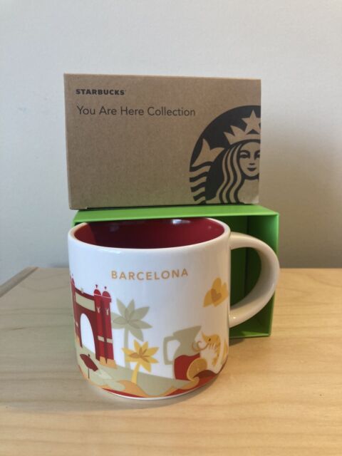 Starbucks Taza Barcelona de la serie You Are Here, 14 onzas