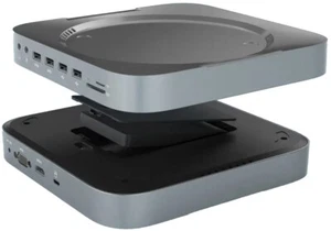 12 in 1 Typ-C Hub zu HDMI VGA FT SD USB 3.0/2.0 SATA port Adapter für Mac Mini - Afbeelding 1 van 8