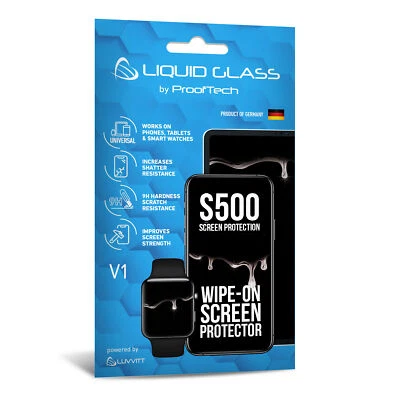 Liquid Glass Screen Protector with $500 Screen Protection Guarantee - Universal - Image 1 of 4