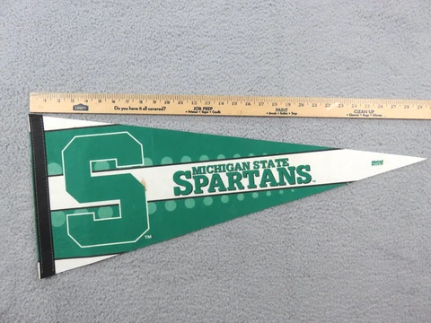 Michigan State Spartans NCAA Pennant Felt Wincraft USA College  12"x30" Cover