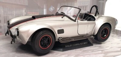 Solido 1/18 Scale S1804907 - AC Cobra 427 MKII Custom 1965 - Silver - Photo 1/4